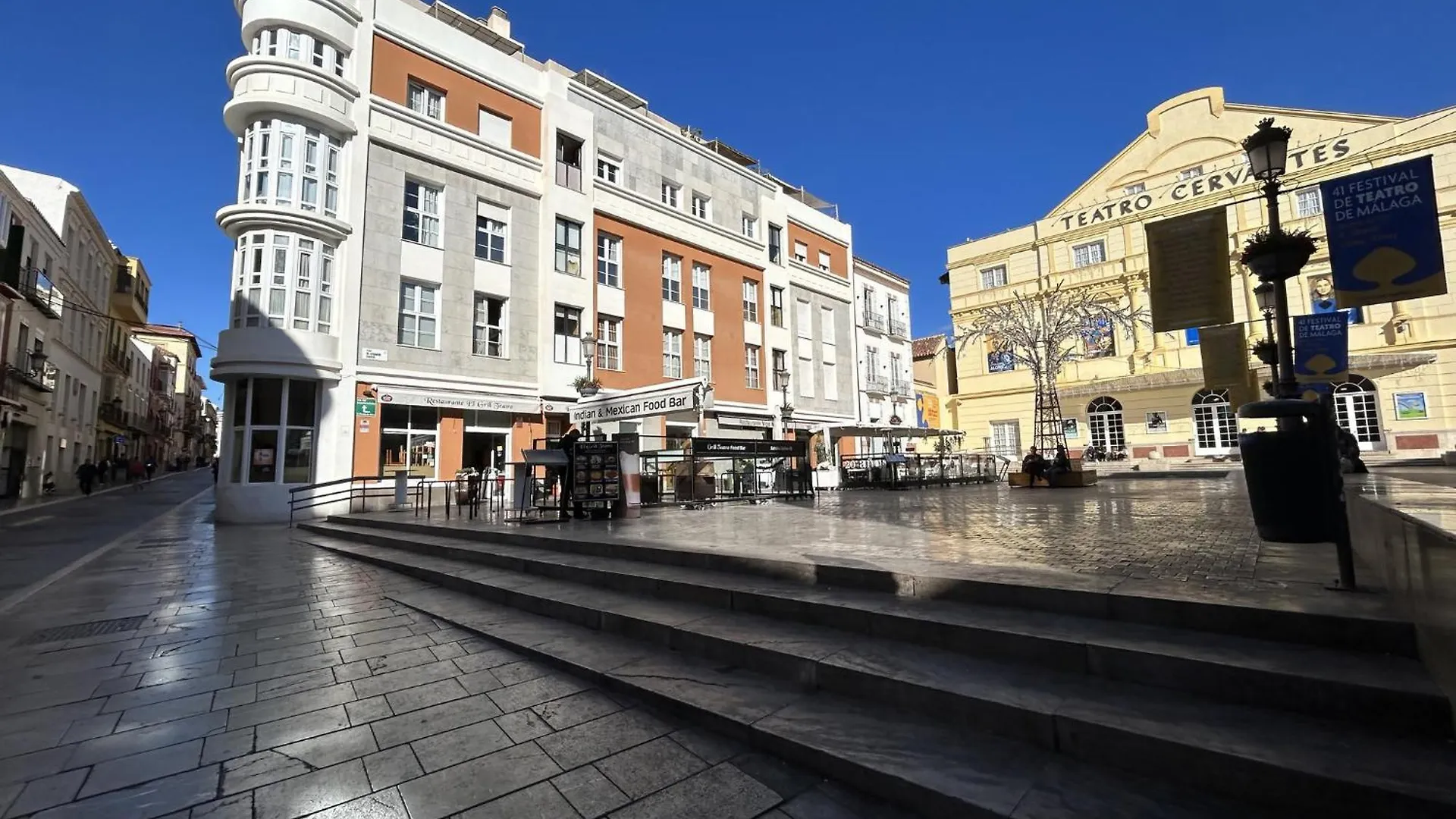 Estudio Dona Ines Centro Air Con Wifi Andra Málaga Appartamento